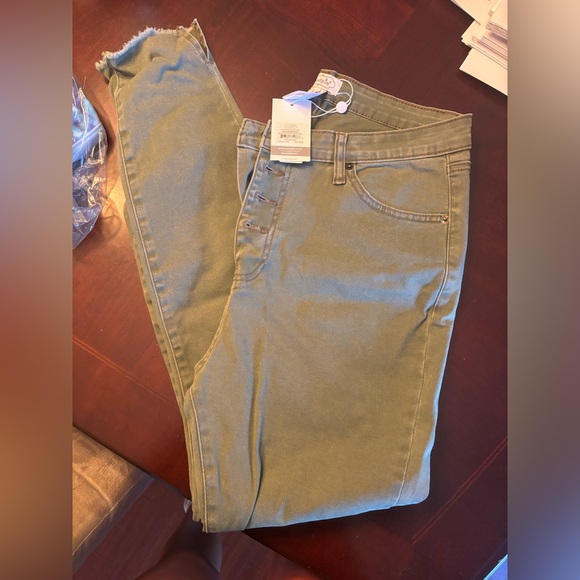Mudpie army green skinny jeans - Picture 1 of 2